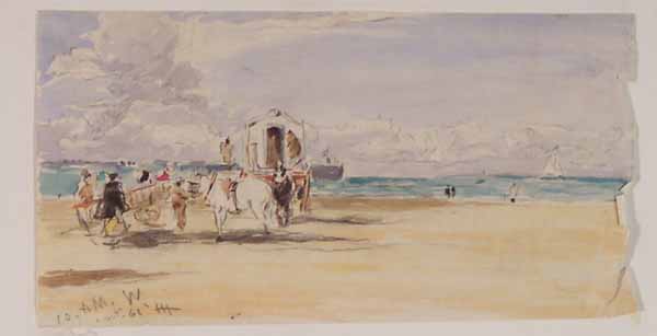 Sea Shore with Figures